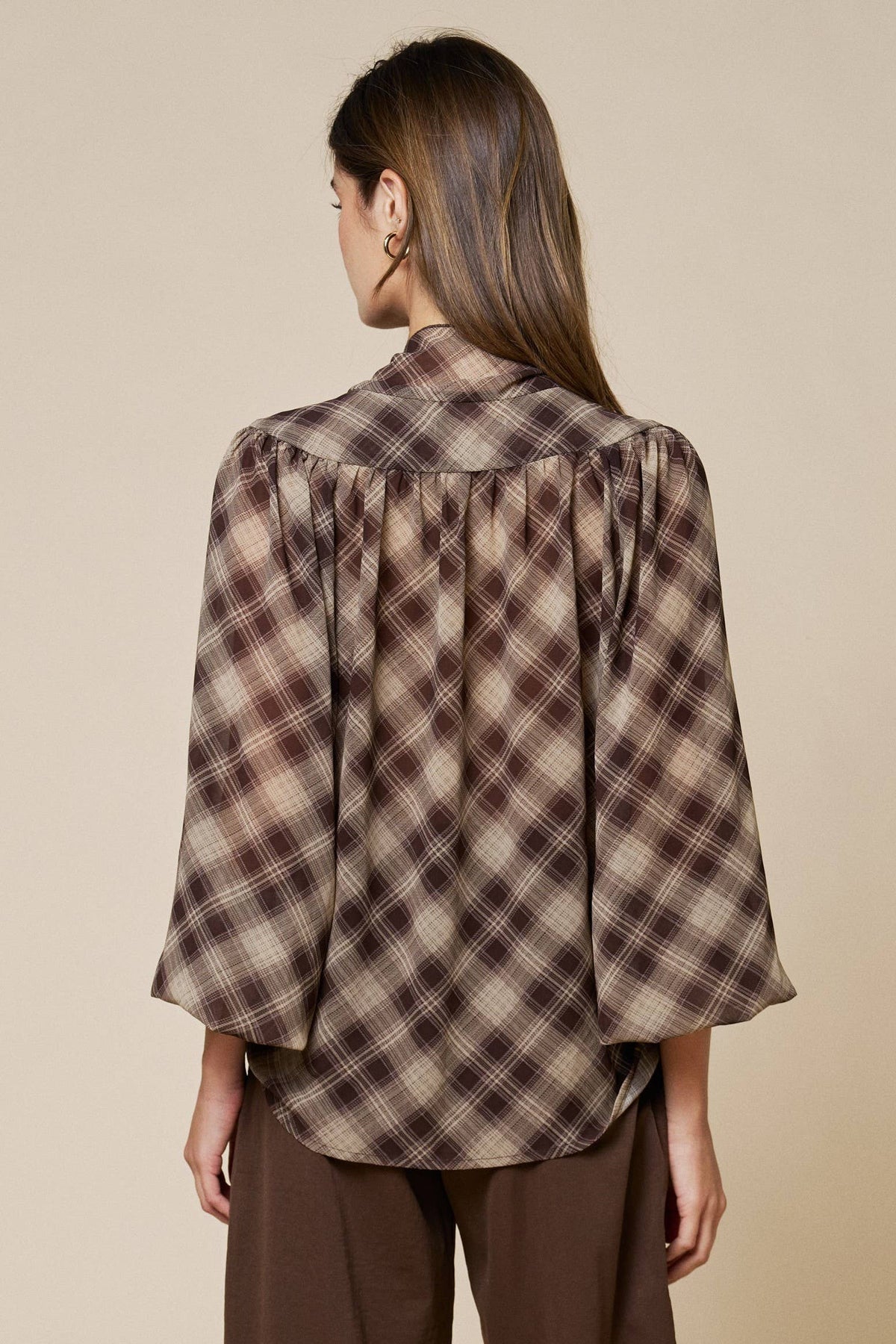 The Benny Plaid Blouse