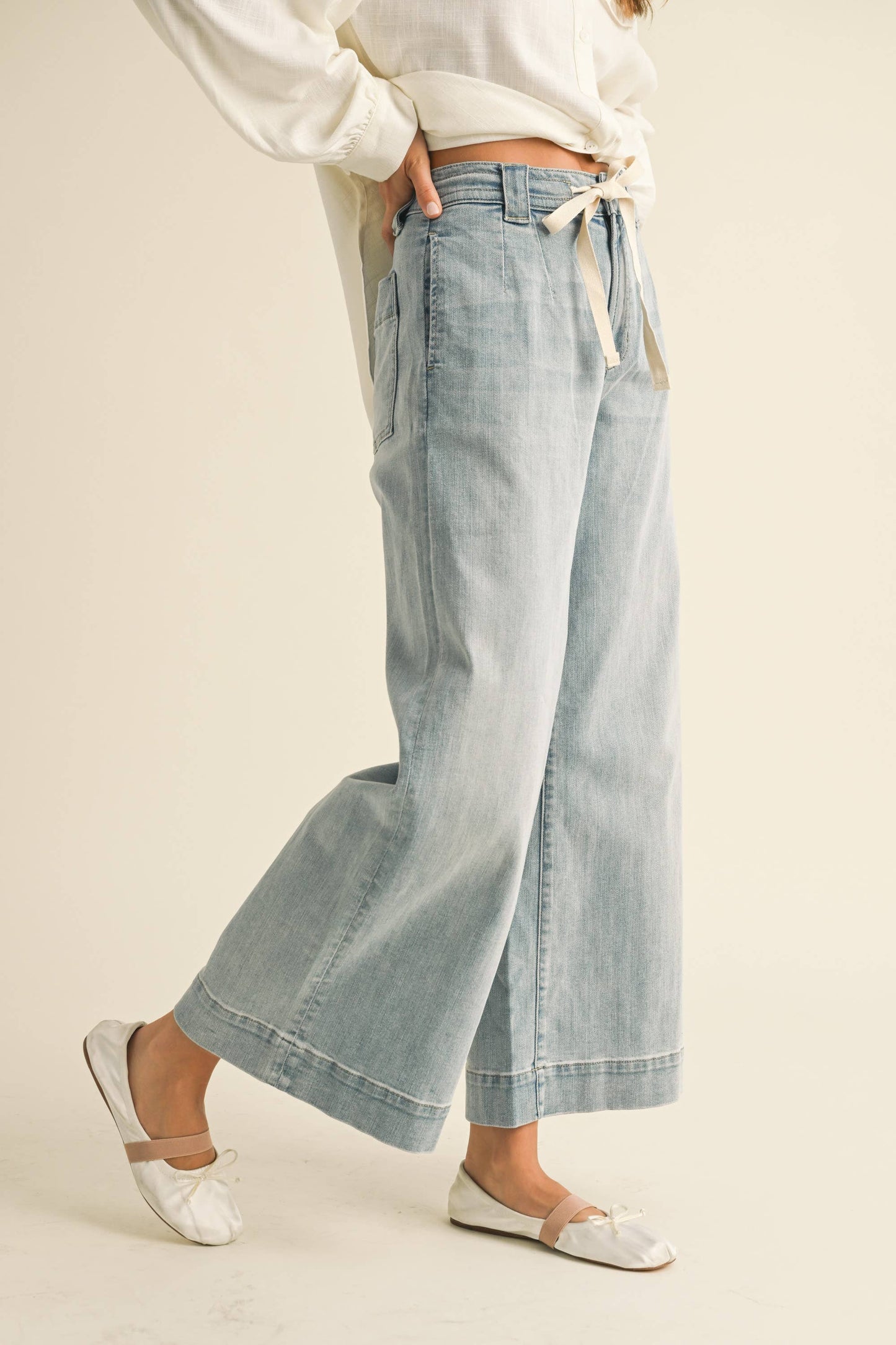 The Naomi Front Tie Jean