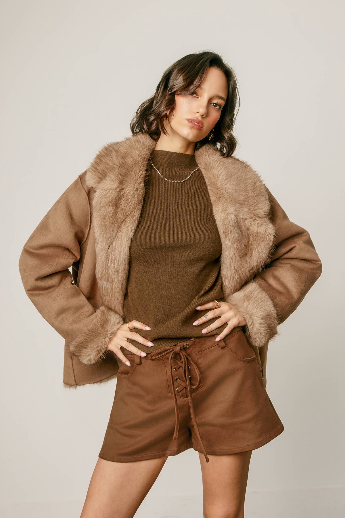 The Percy Reversible Faux Shearling Jacket