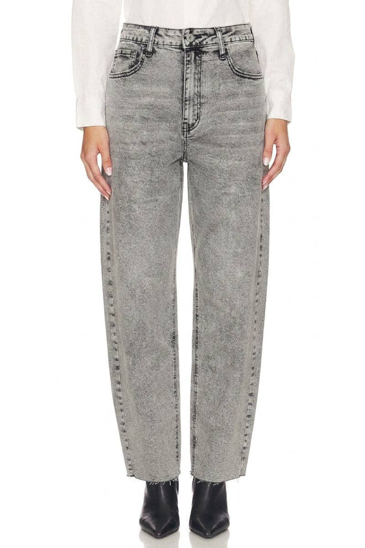 The Crew Gray Barrel Jean