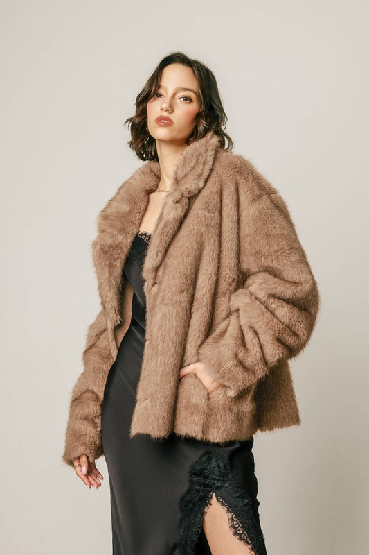 The Percy Reversible Faux Shearling Jacket