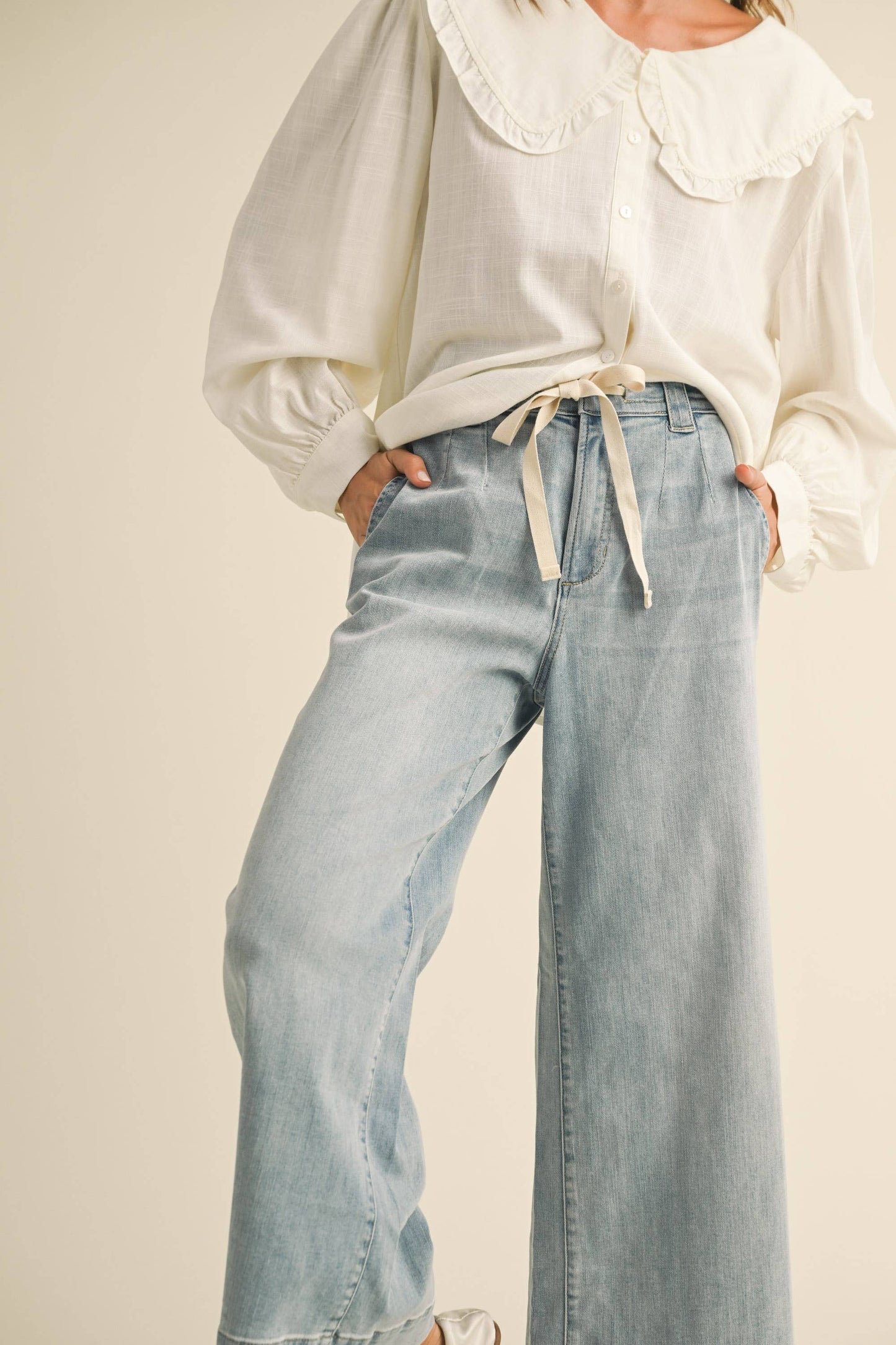 The Naomi Front Tie Jean
