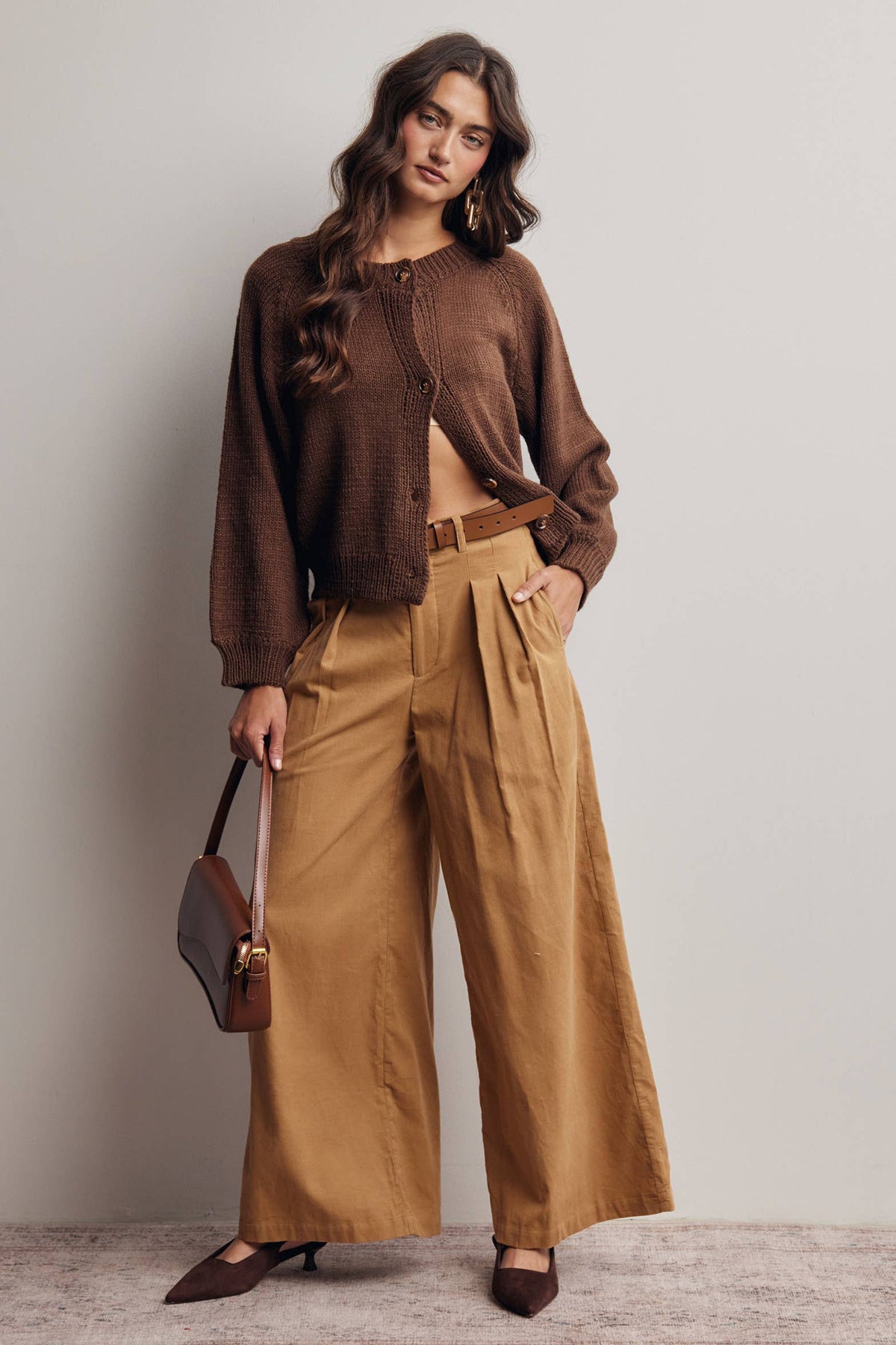 The Maggie Wide Leg Corduroy Pant