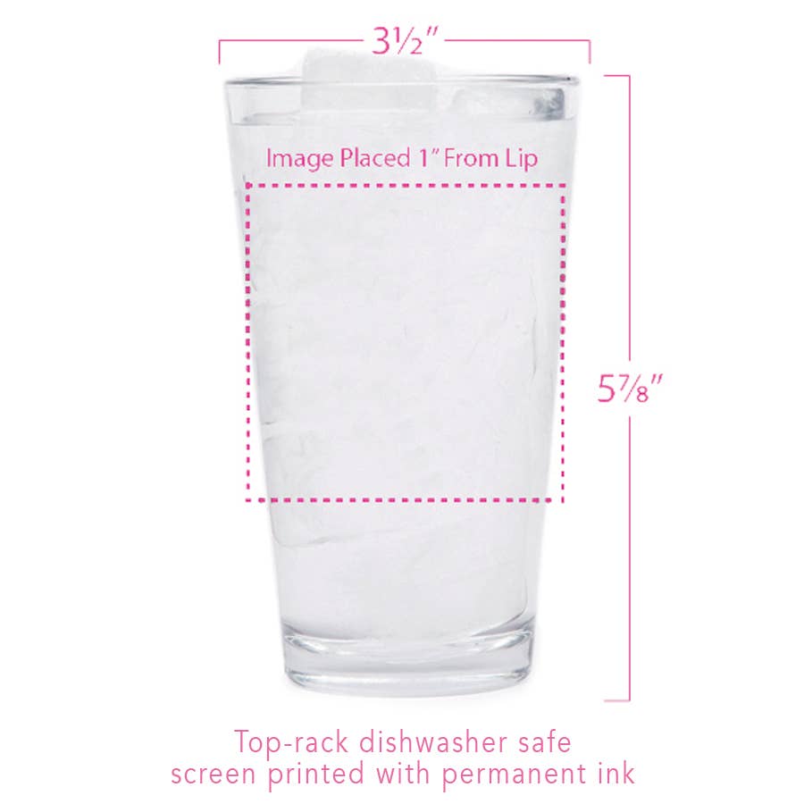 Mountain Pint Glass