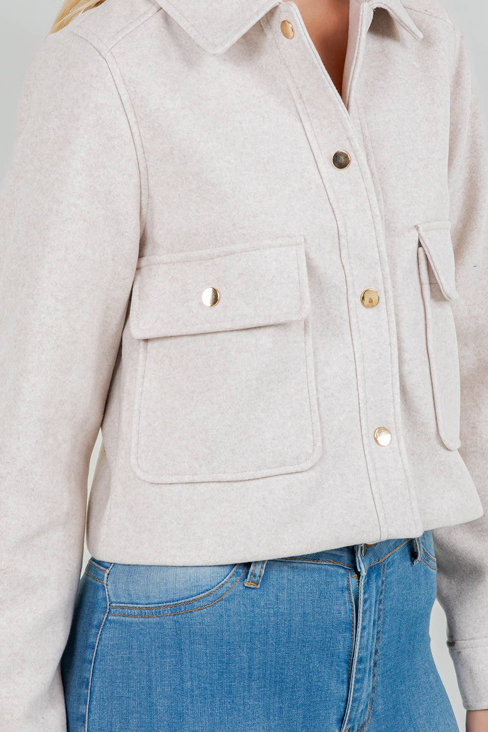 Utility Jacket: Oat, Camel, Gray