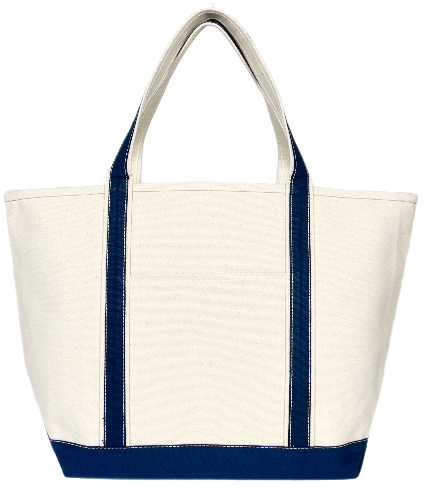 Riverside Boat Tote: Navy & Black