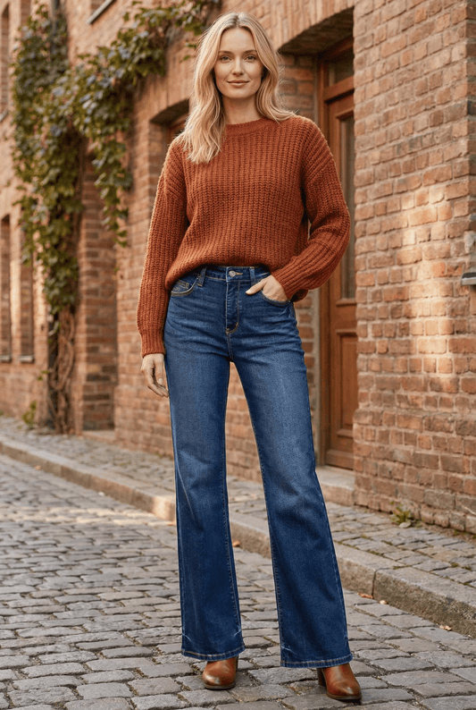 The Kristi High Rise Flare Jean