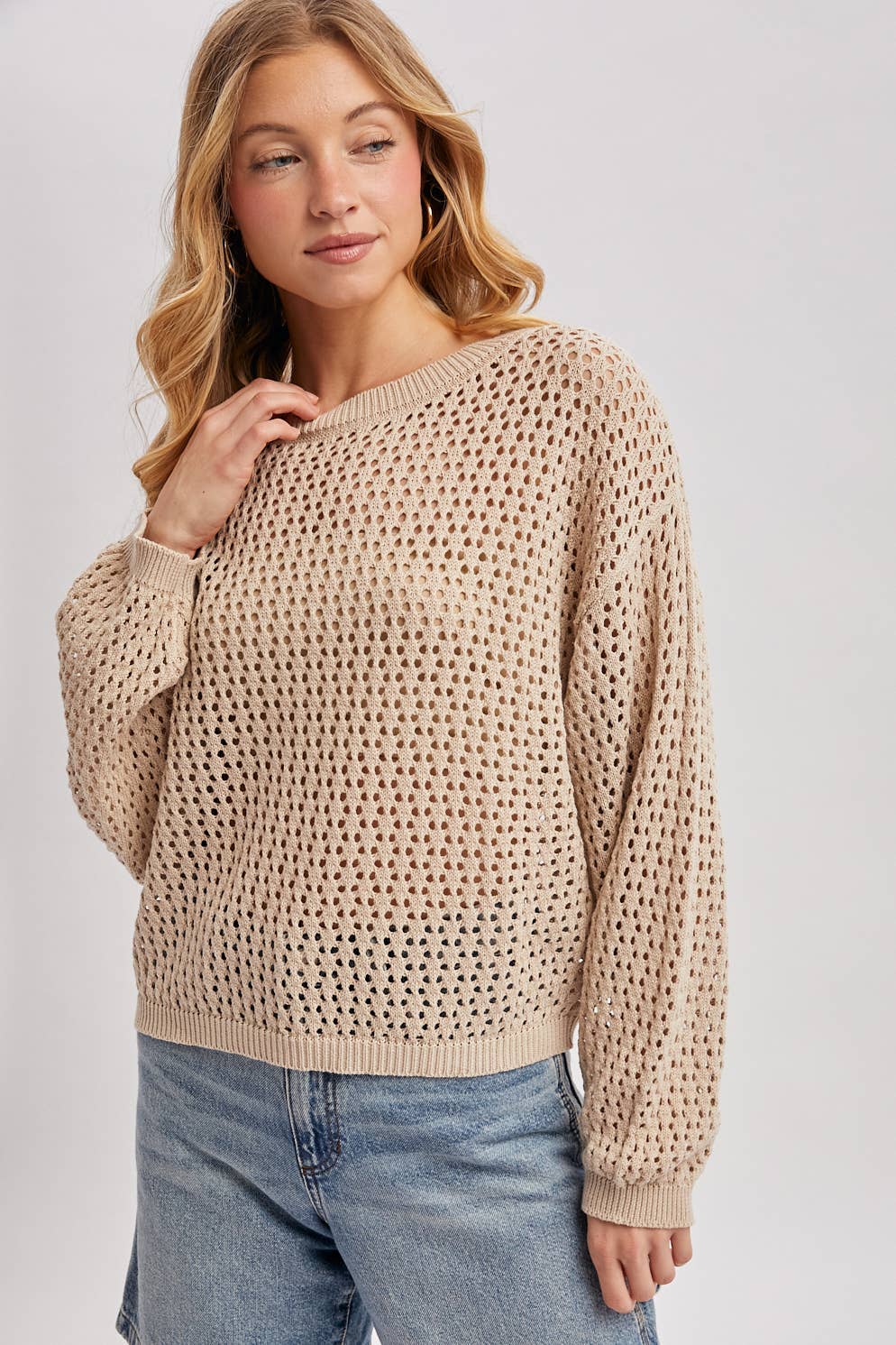 The Cory Sweater: Mocha & Natural