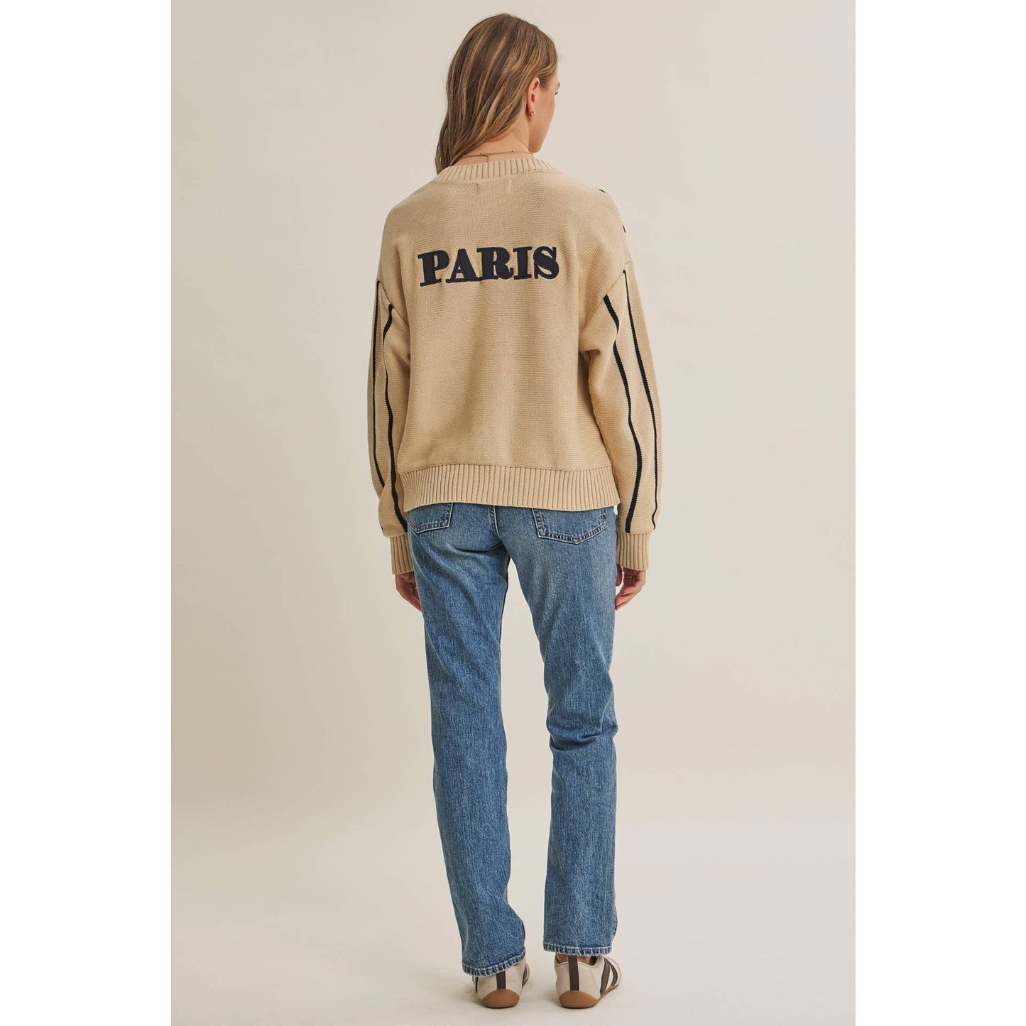 Postcard Emproidered Cardigan