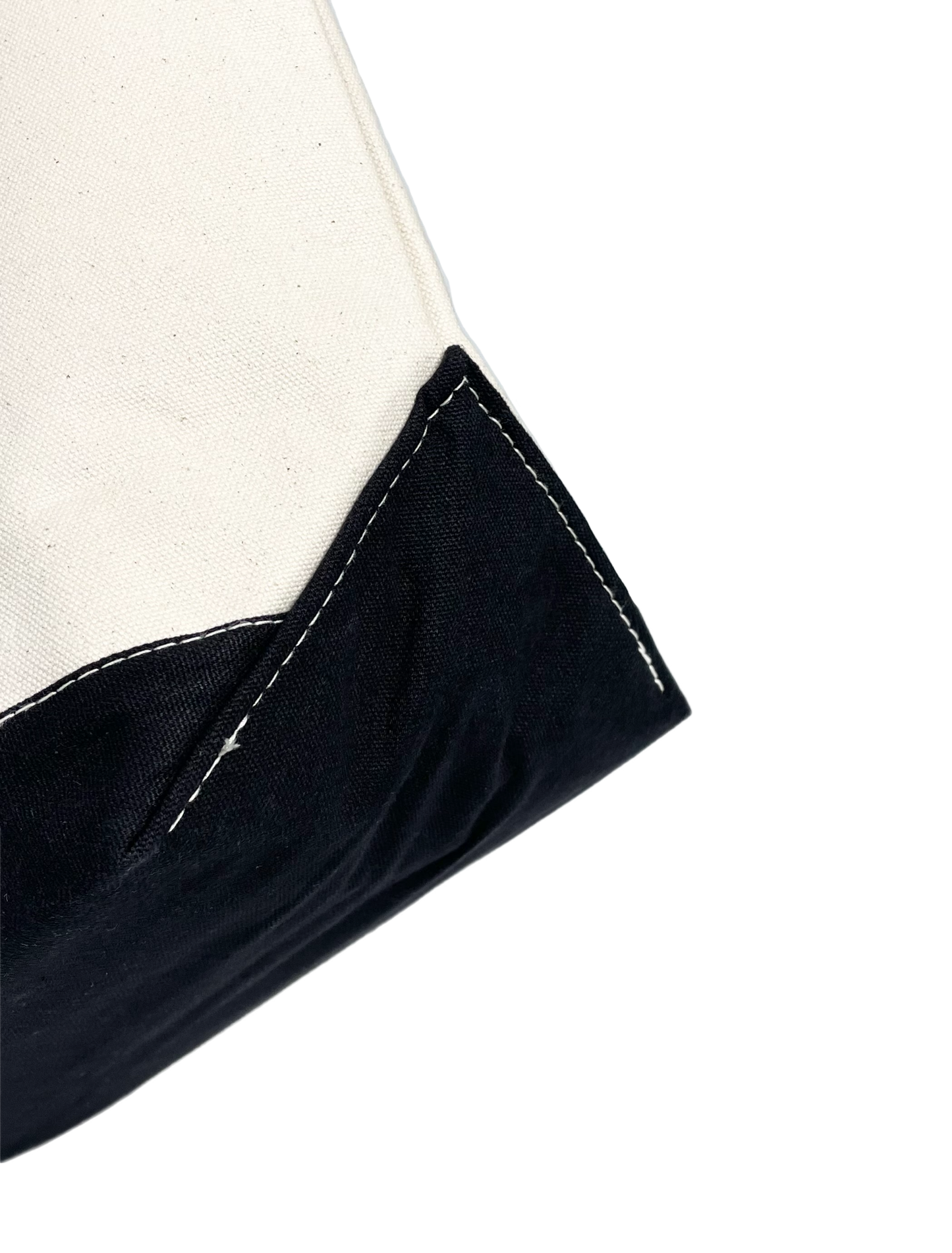 Riverside Boat Tote: Navy & Black