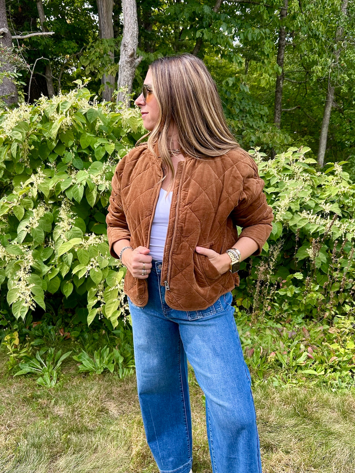 The Brett Corduroy Quilted Jacket