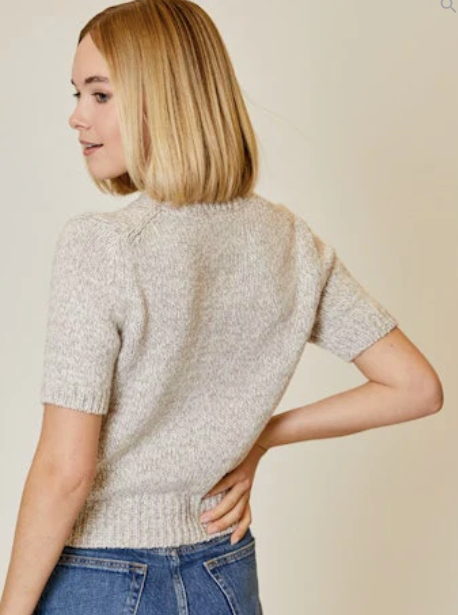 The Marlo Short Sleeve Sweater