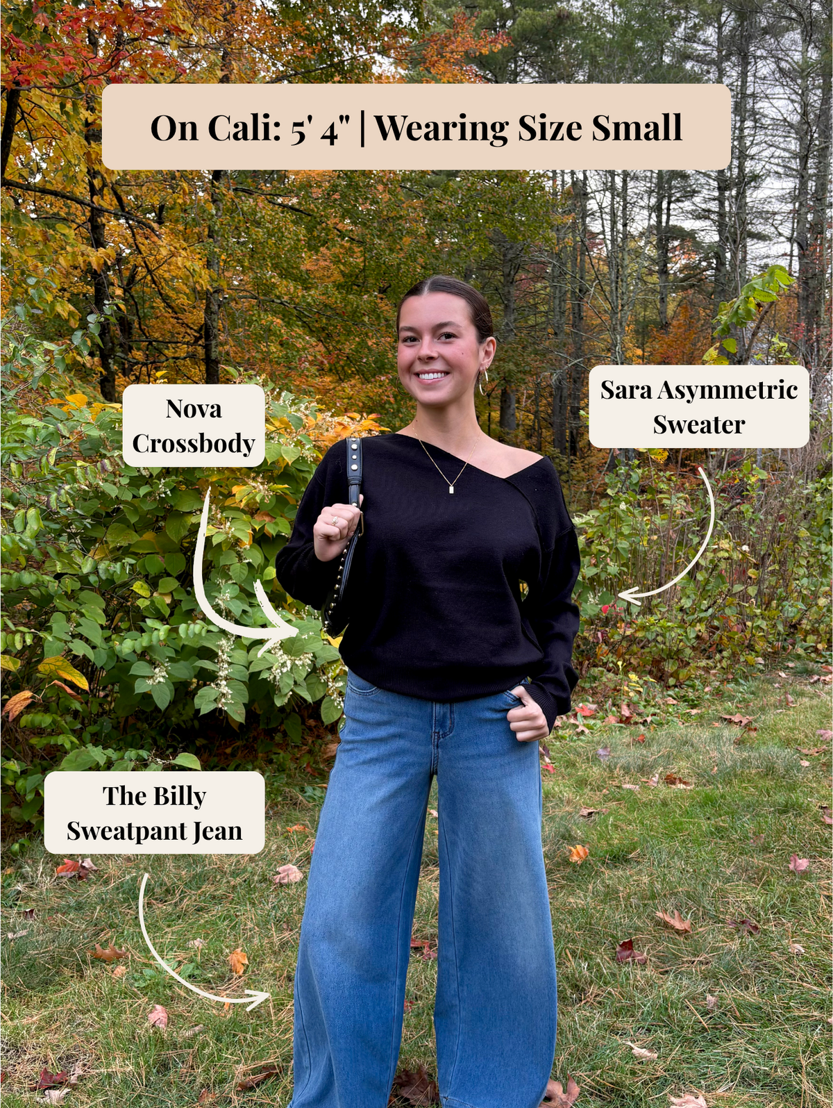 The Sara Asymmetric Sweater
