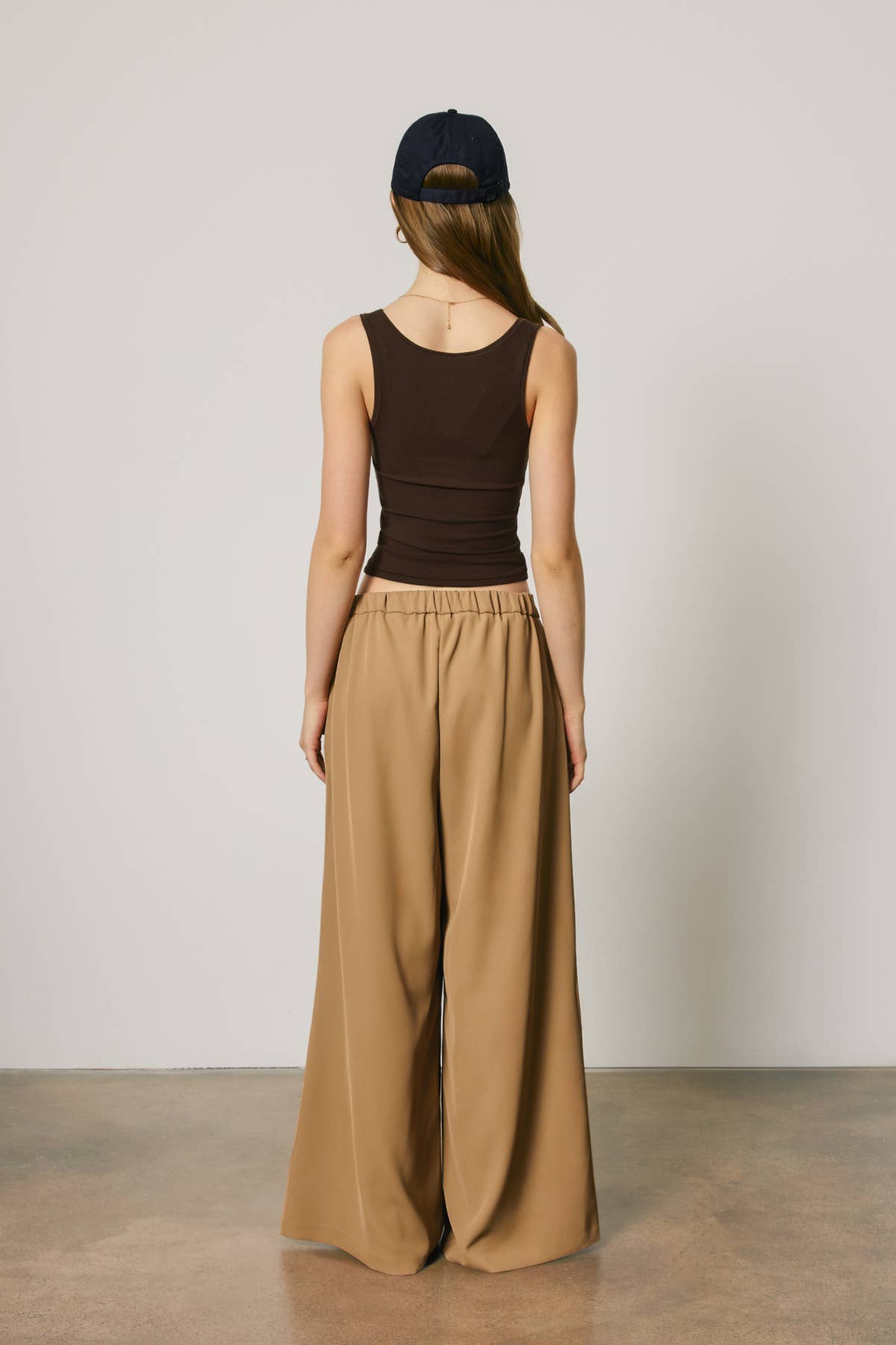 The Carrie Wide Leg Pull On Pant