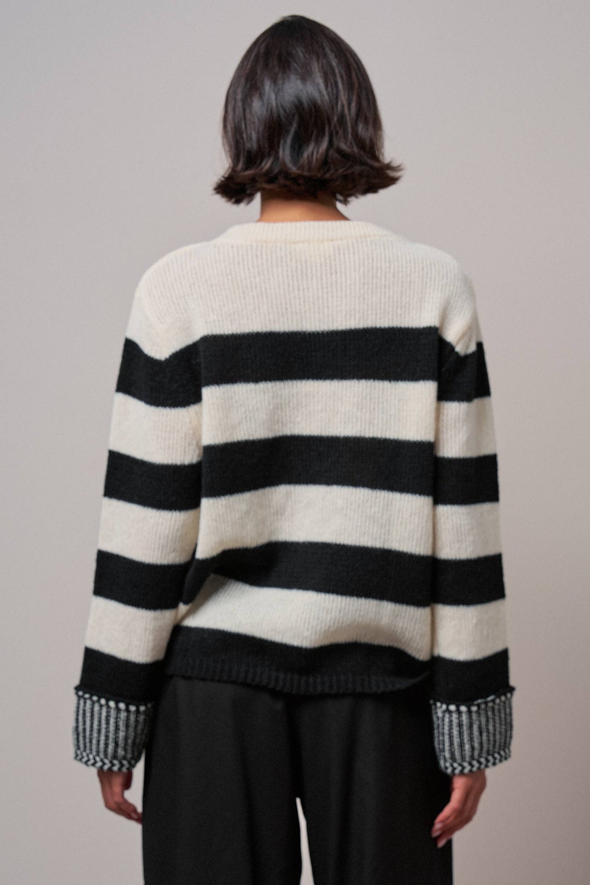 The Lexie Rugby Striped Chunky Sweater