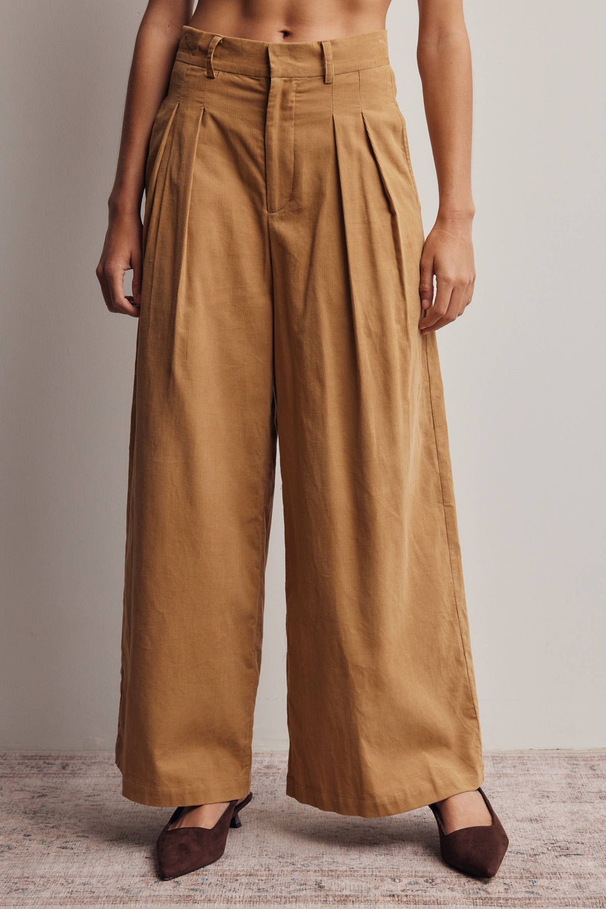 The Maggie Wide Leg Corduroy Pant