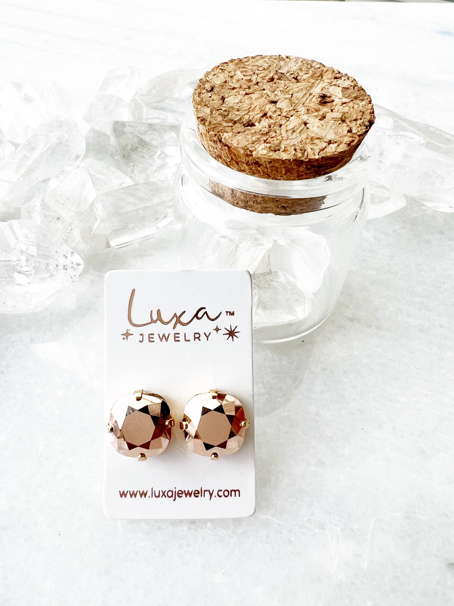 Rose Gold Color Pop Stud