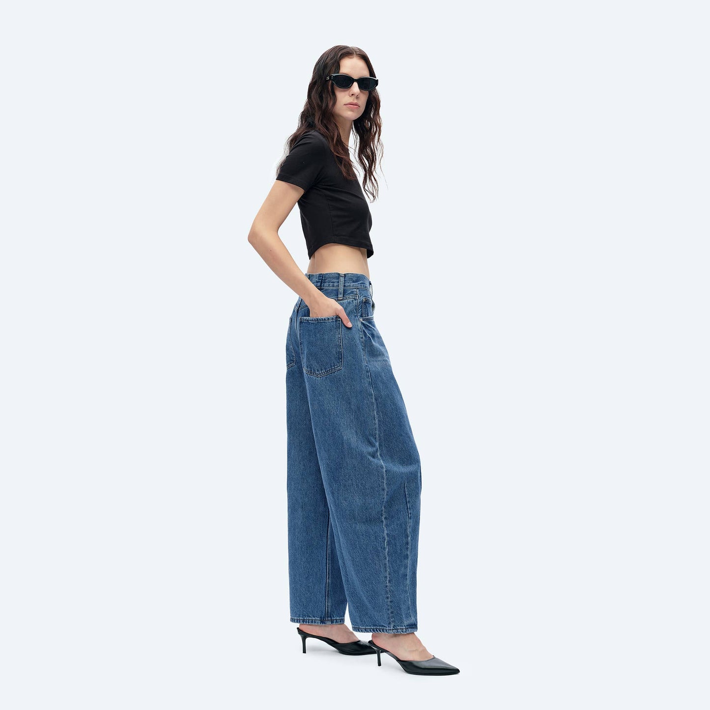 The Tailored Barrel Jean