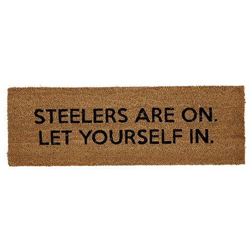 Door Mat - Steelers Are On