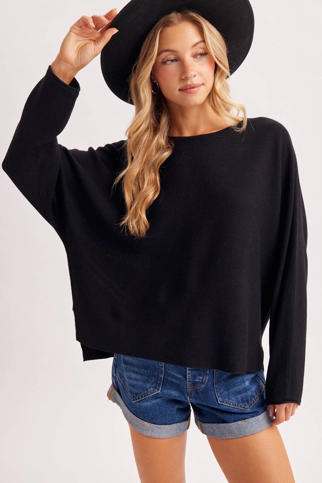 The Kate Dolman Sleeve Sweater