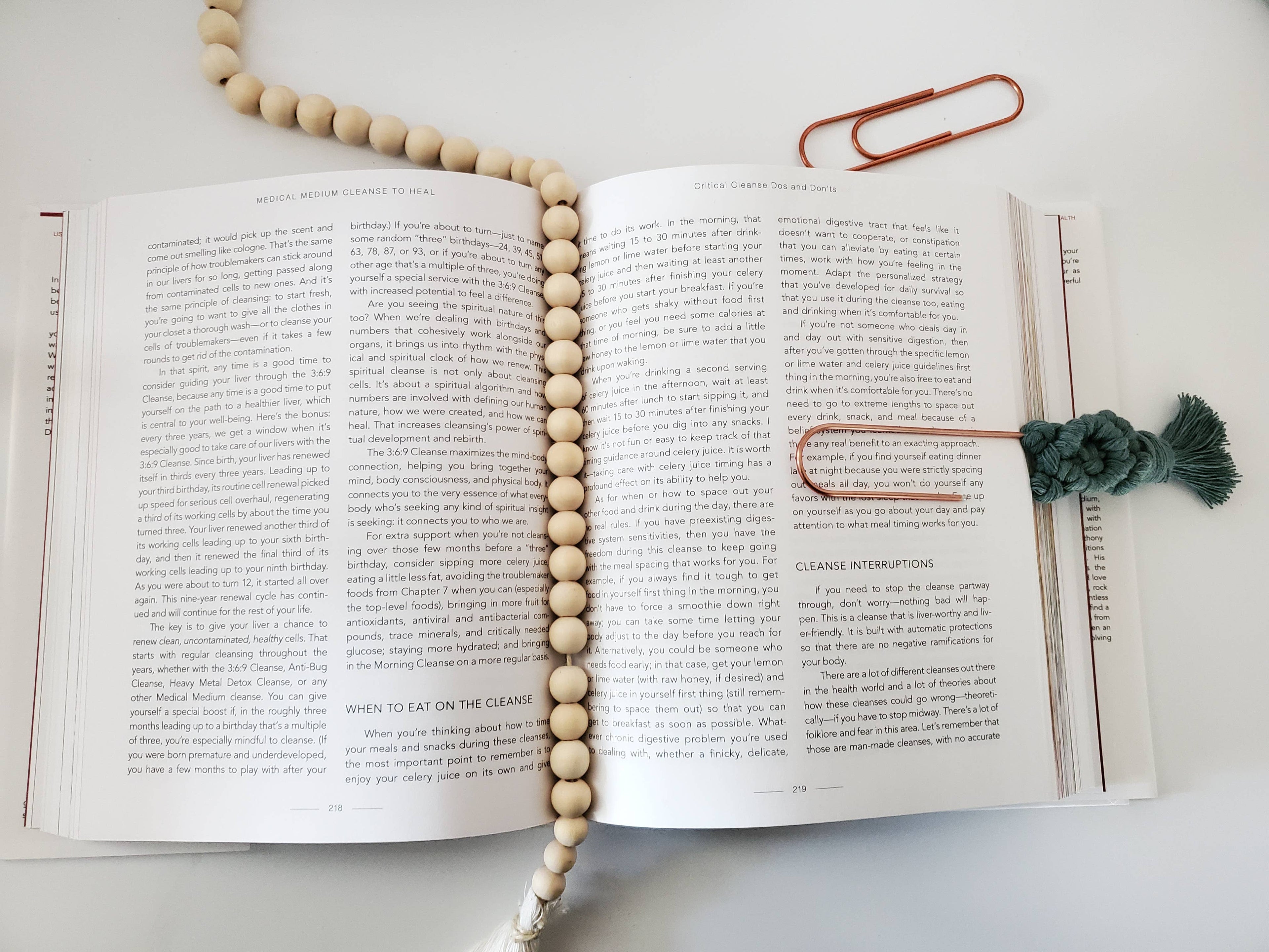 Macrame Diamond Bookmark: Toast, Canyon, Cloudy Blue