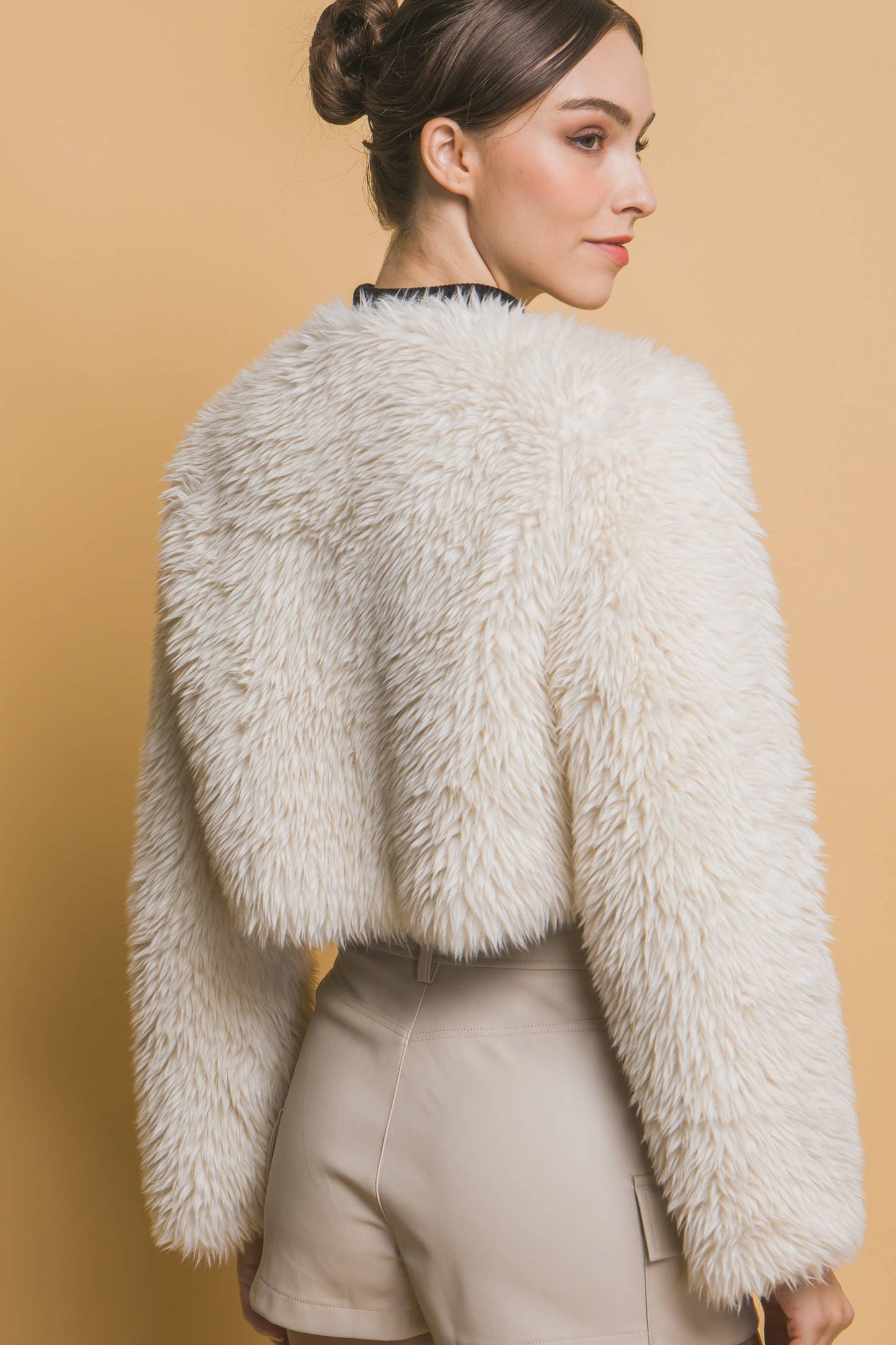 The Halston Faux Fur Jacket