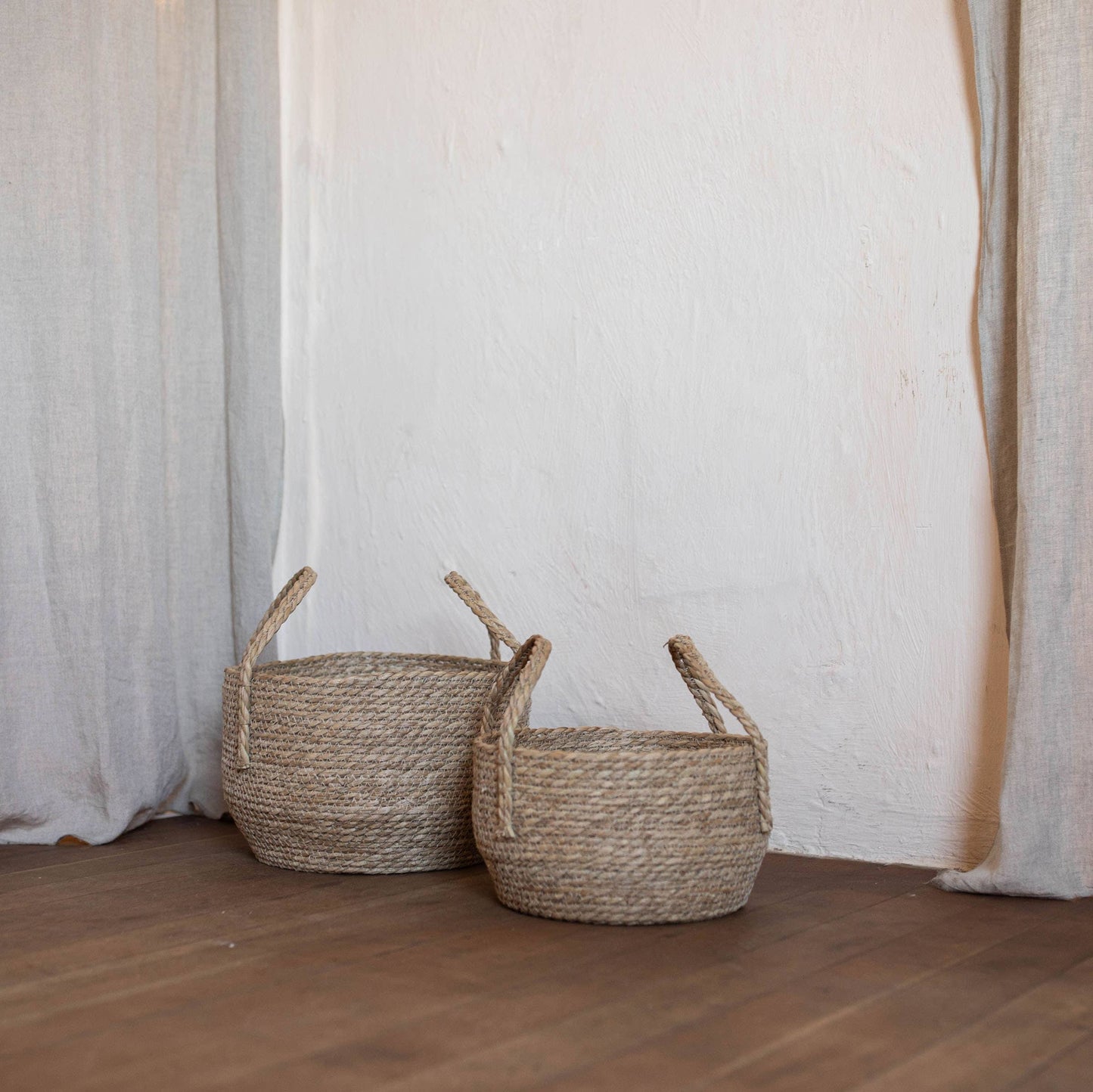 Lina Natural Woven Baskets