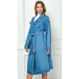 The Serena Denim Trench Coat