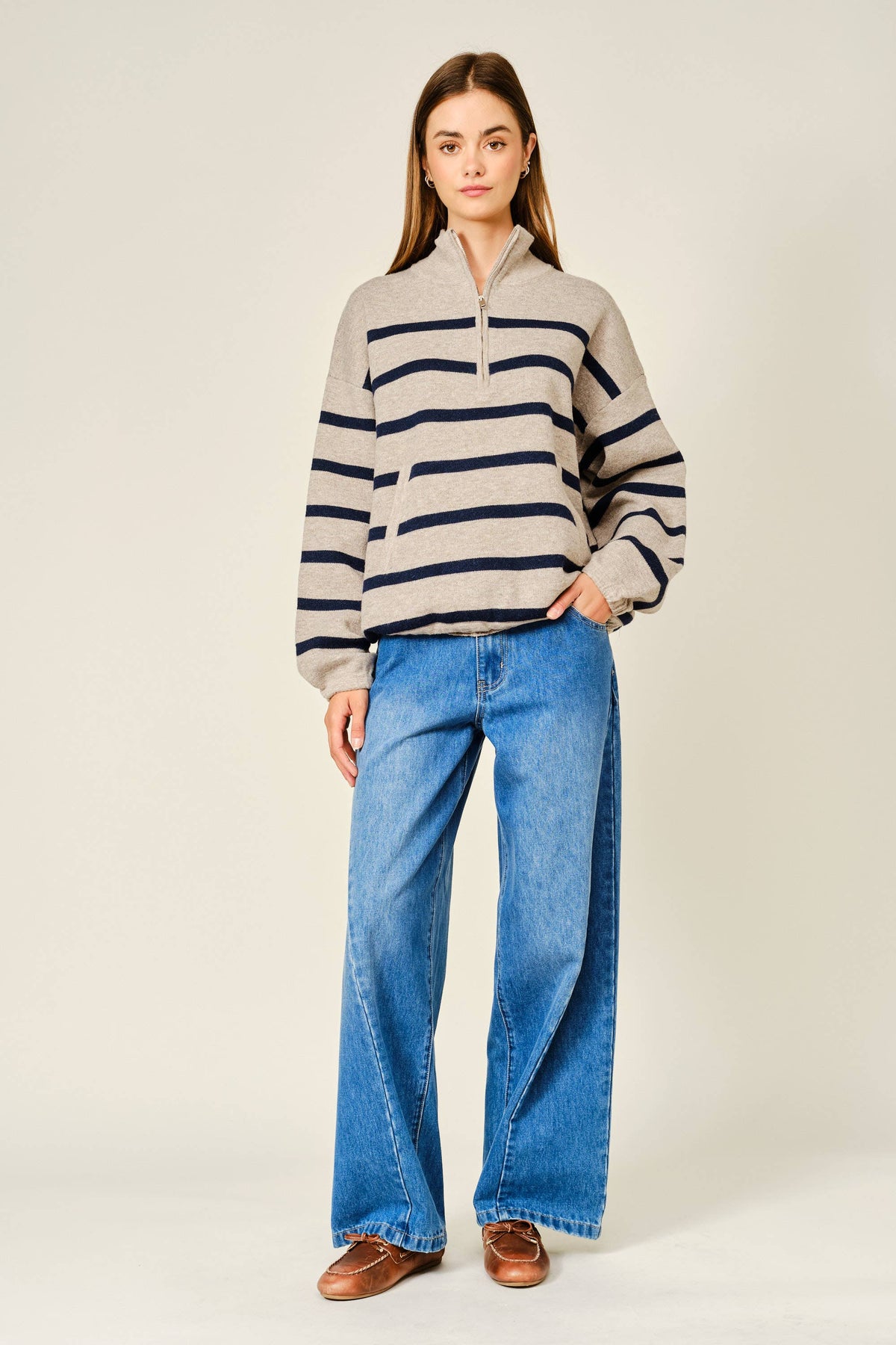 The Andrea 1/4 Zip Sweater