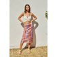 Breathe Deeper A Line Midi Skirt