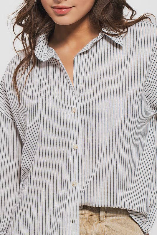 The Striped Button Down Shirt