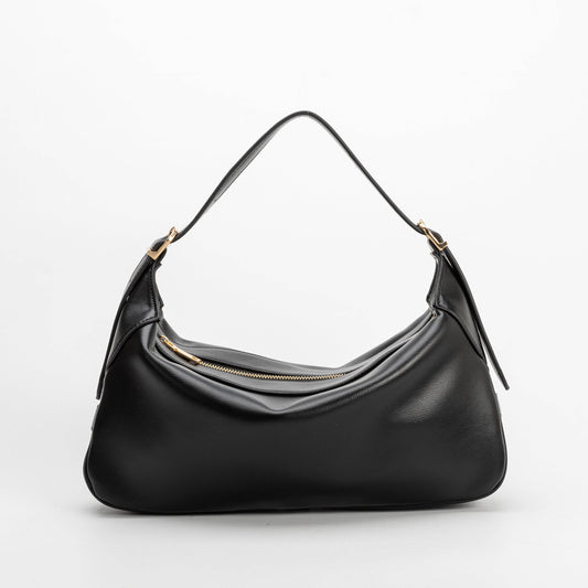 The Nicolette Black Shoulder Bag