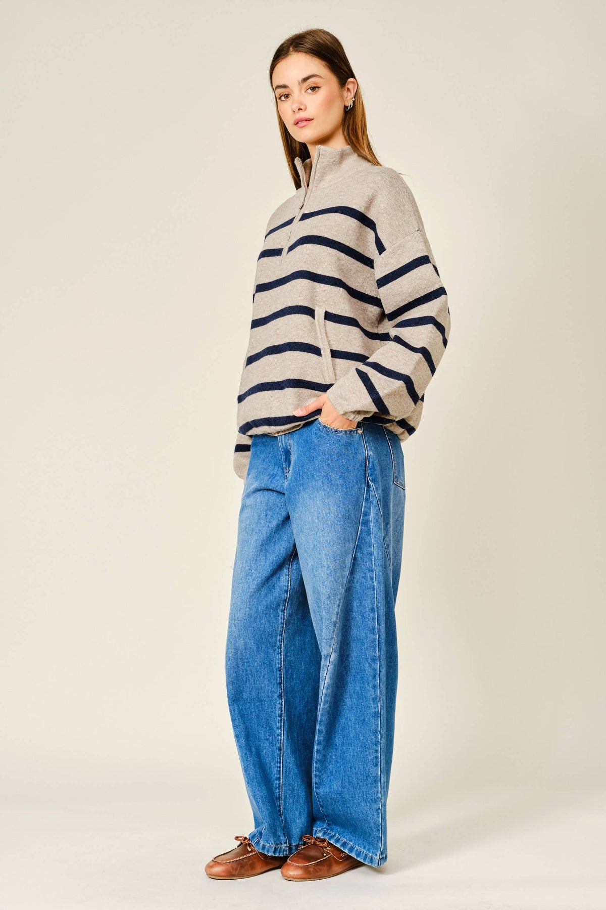 The Andrea 1/4 Zip Sweater