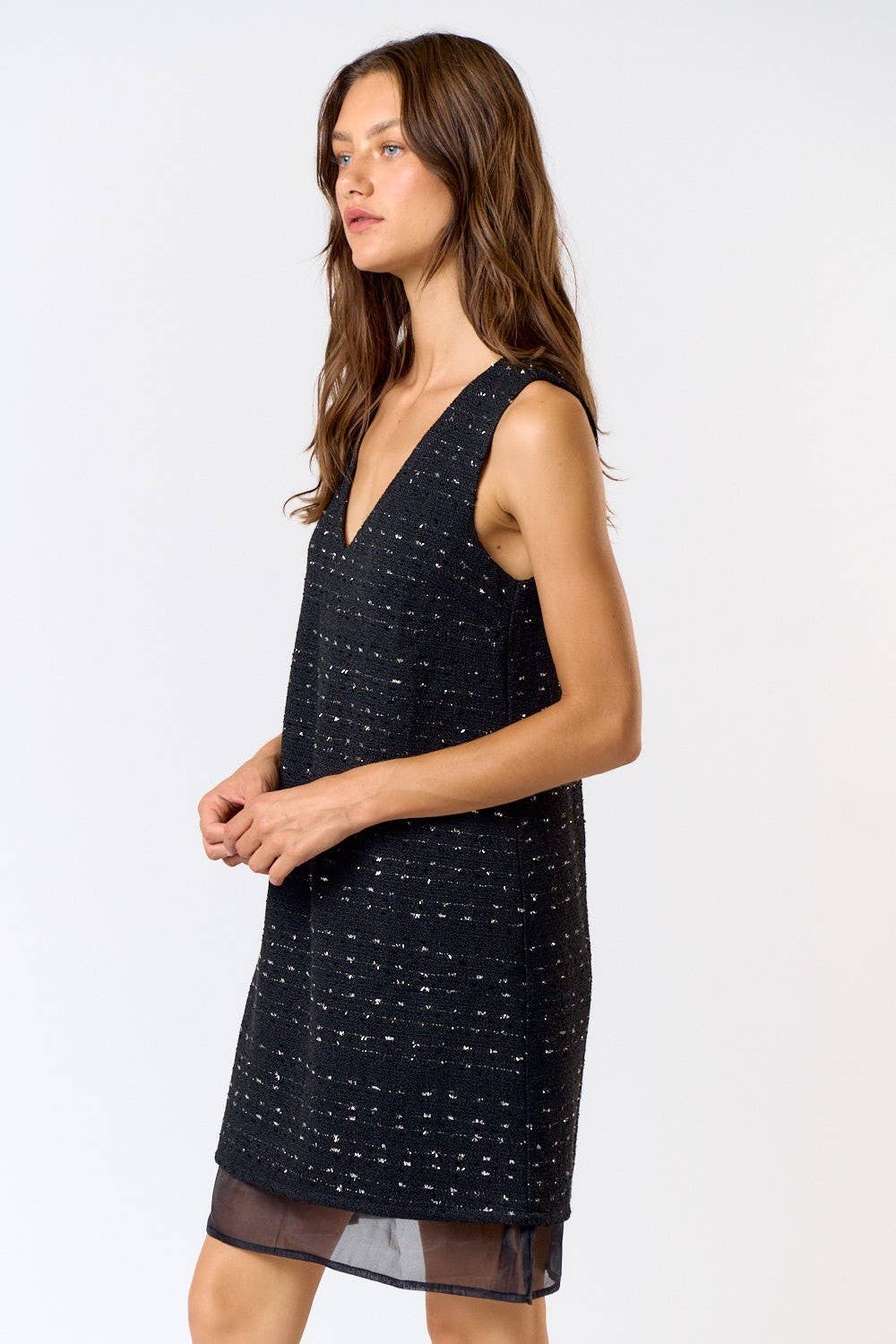 The Blaire Boucle Tweed Dress