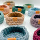 Mini Trinket basket: Toast, Canyon, Cloudy Blue