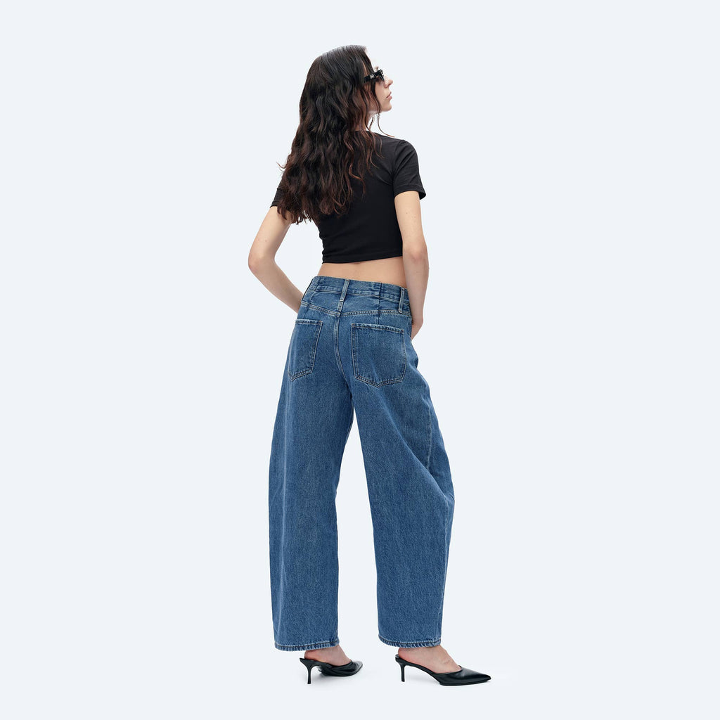 The Tailored Barrel Jean