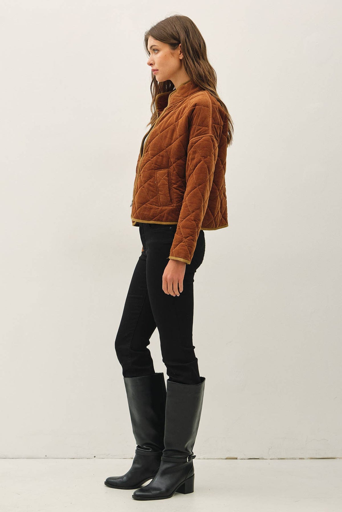 The Brett Corduroy Quilted Jacket