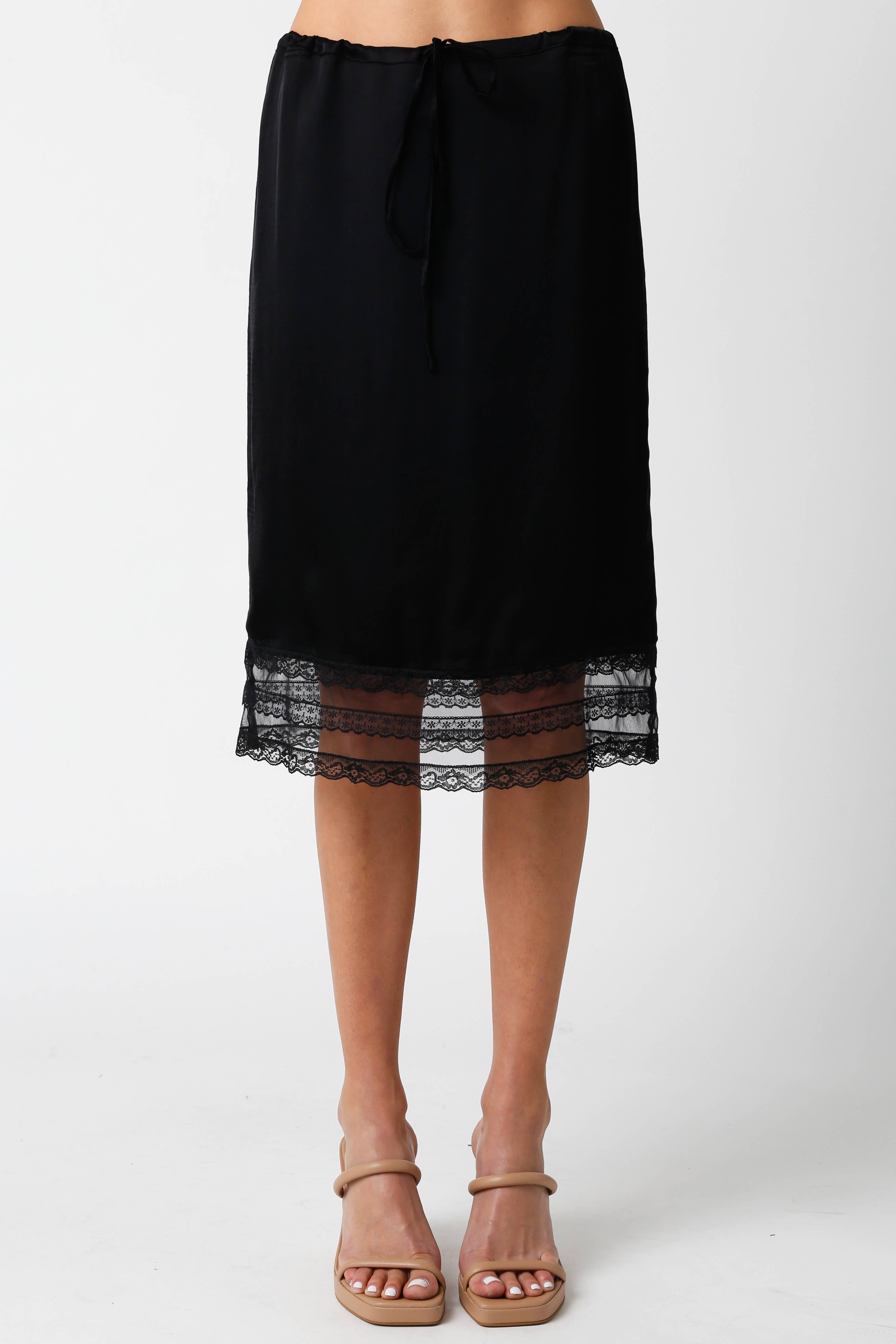 Lyra Satin Skirt