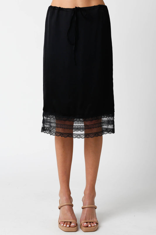 Lyra Satin Skirt