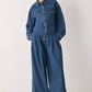 The Easton Wide Leg Denim Pant