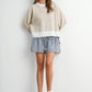The Carter Contrast Trim Sweater