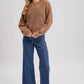 The Cory Sweater: Mocha & Natural