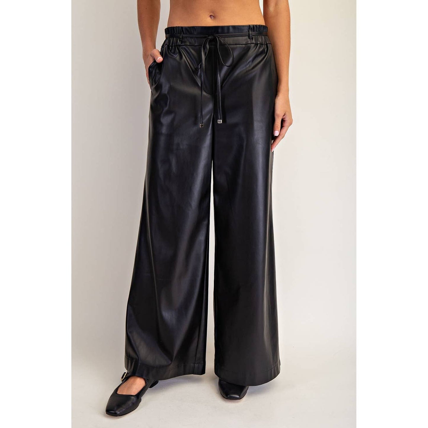 The Nicole Faux Leather Pant