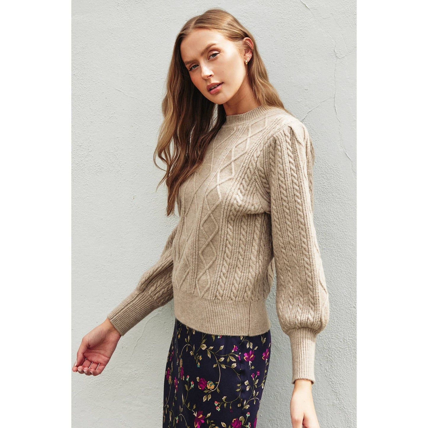 The Logan Cable Knit Sweater