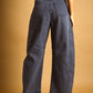 The Ali Pinstriped Barrel Jean