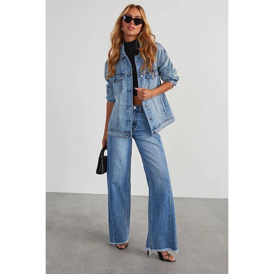 The Kristen Wide Leg Jean