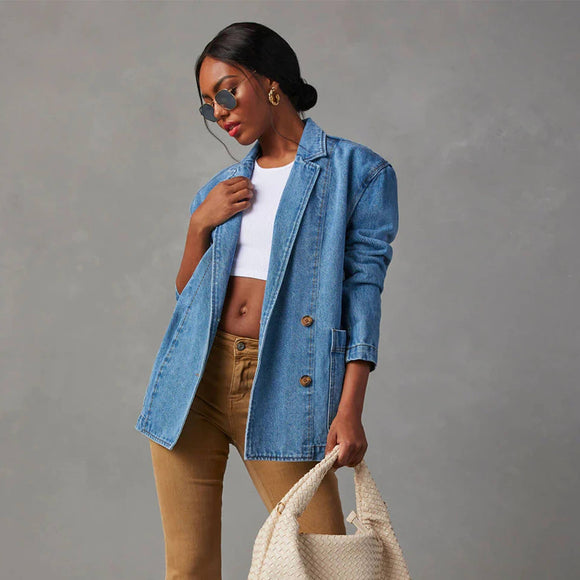 The Blaire Denim Blazer