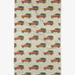 Christmas Ride Geometry Tea Towel