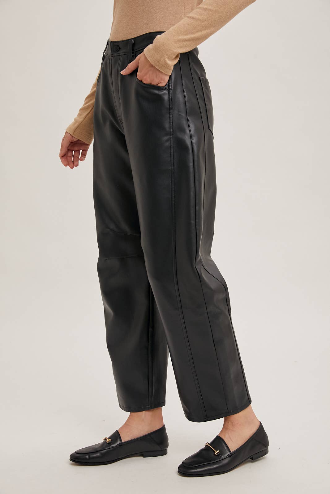 The Kourtney Vegan Leather Pant