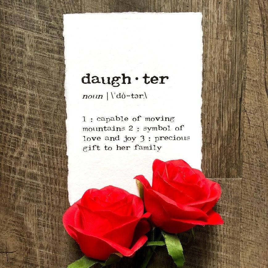 Daughter Definition Print 5x7